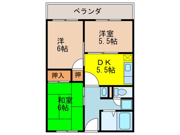 桃田ハイツの物件間取画像